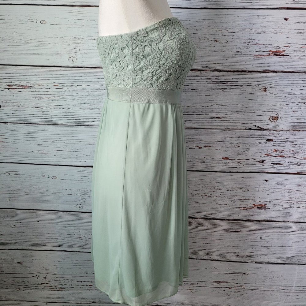 Adrianna Papell Light Green Dress - Picture 3 of 15